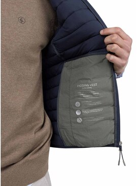 Gilet El Ganso basic blu per uomo.