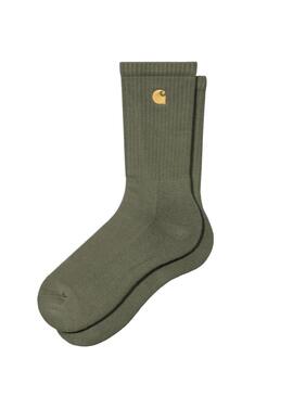 Calze Carhartt Chase verdi per uomo e donna