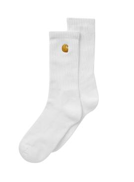Calzini Carhartt Chase bianchi per uomo e donna