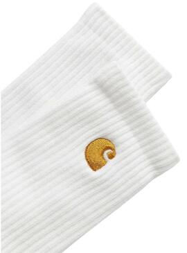 Calzini Carhartt Chase bianchi per uomo e donna