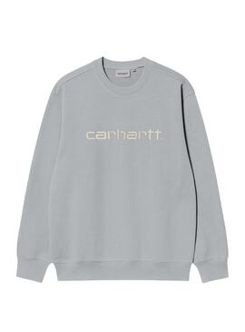 Felpa Carhartt básica blu per uomo