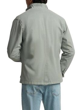 Americana Silbon Semiblazer verde per uomo.