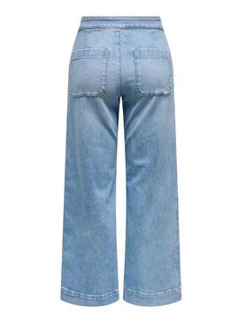 Pantaloni di jeans Only Madison in denim chiaro da donna