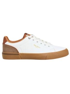 Scarpe Pepe Jeans Kenton bianche per uomo