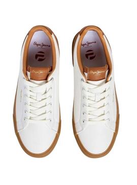 Scarpe Pepe Jeans Kenton bianche per uomo