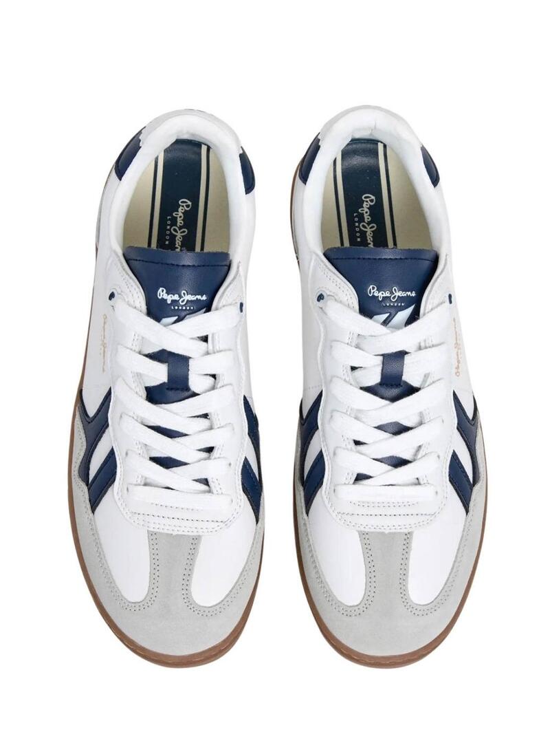 Sneakers Pepe Jeans Ball Essence bianche per uomo