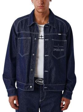 Cappotto di jeans scuro Project x Paris per uomo