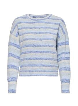 Maglia Only a righe blu Johanna solo per donne