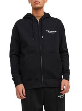 Felpa Jack and Jones Vesterbro nera per uomo