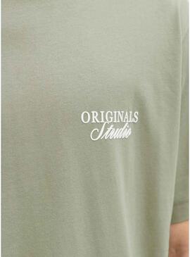 Maglietta Jack and Jones Norrebro verde per uomo