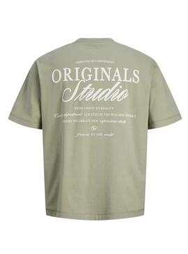 Maglietta Jack and Jones Norrebro verde per uomo