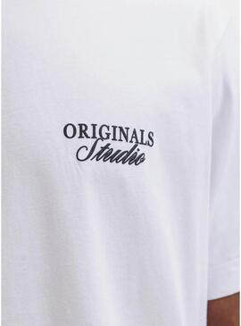 Maglia Jack and Jones Norrebro bianca per uomo