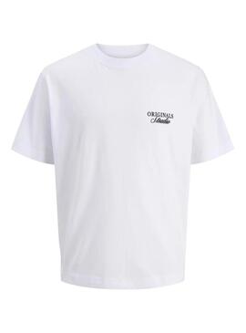 Maglia Jack and Jones Norrebro bianca per uomo