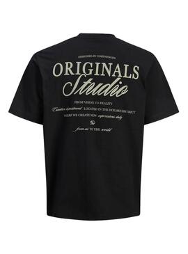 Maglietta Jack and Jones Norrebro nera per uomo