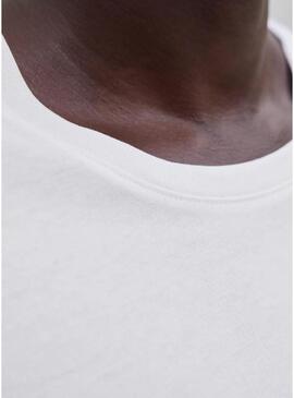 Maglietta Jack and Jones Corp bianca per uomo