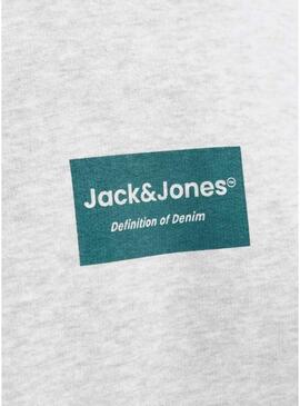 Felpa Jack and Jones Frank grigia per uomo