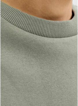 Felpa Jack and Jones Frank verde per uomo