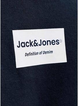 Felpa Jack and Jones Frank blu scuro per uomo