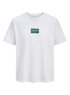 Maglietta Jack and Jones Frank bianca per uomo