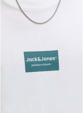 Maglietta Jack and Jones Frank bianca per uomo