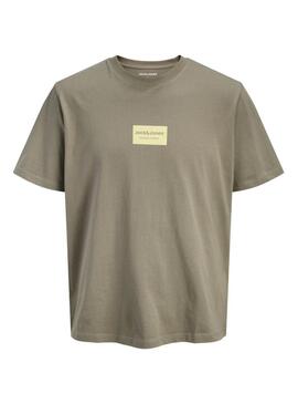 Maglietta Jack and Jones Frank verde per uomo