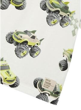 Maglietta Mayoral auto bianca per ragazzo