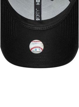 Cappello New Era New York Yankees 9FORTY in pelle nera per donna