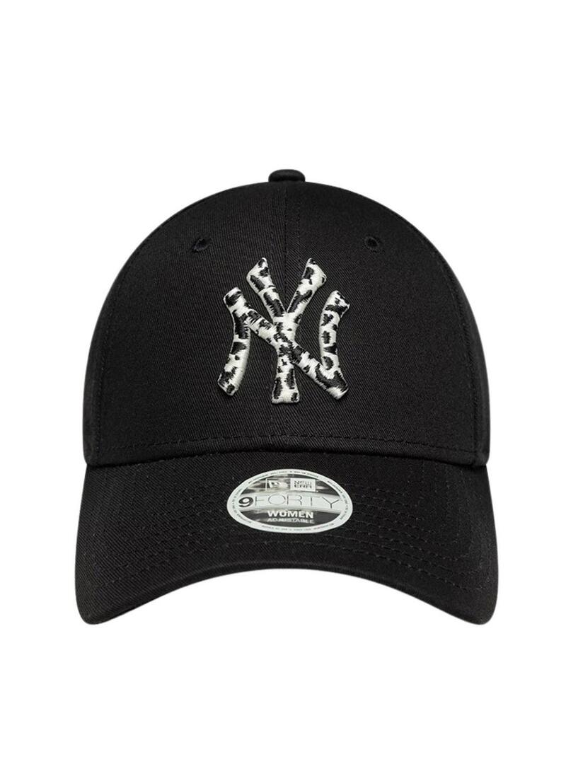 Cappello New Era New York Yankees 9FORTY con logo animal print per donna