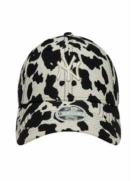 Cappellino New Era New York Yankees 9FORTY stampato mucca per donna