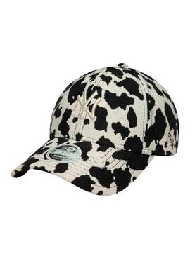 Cappellino New Era New York Yankees 9FORTY stampato mucca per donna