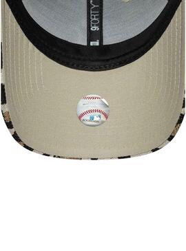 Cappello New Era Midi New York Yankees 9FORTY stampato leopardato per donna