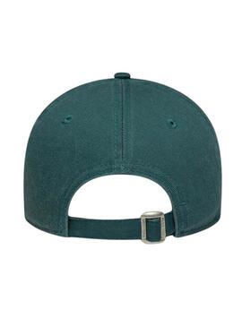 Cappellino New Era Washed Mini New York Yankees 9TWENTY verde scuro per donna