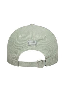 Cappellino New Era Cord New York Yankees 9FORTY verde chiaro per donna