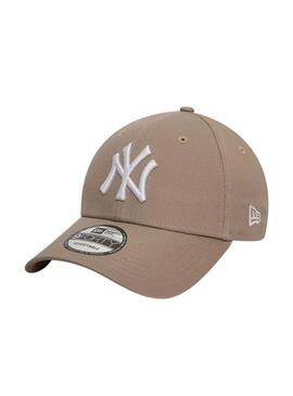 Cappello New Era 9FORTY Yankees New York League color cammello per donna e uomo