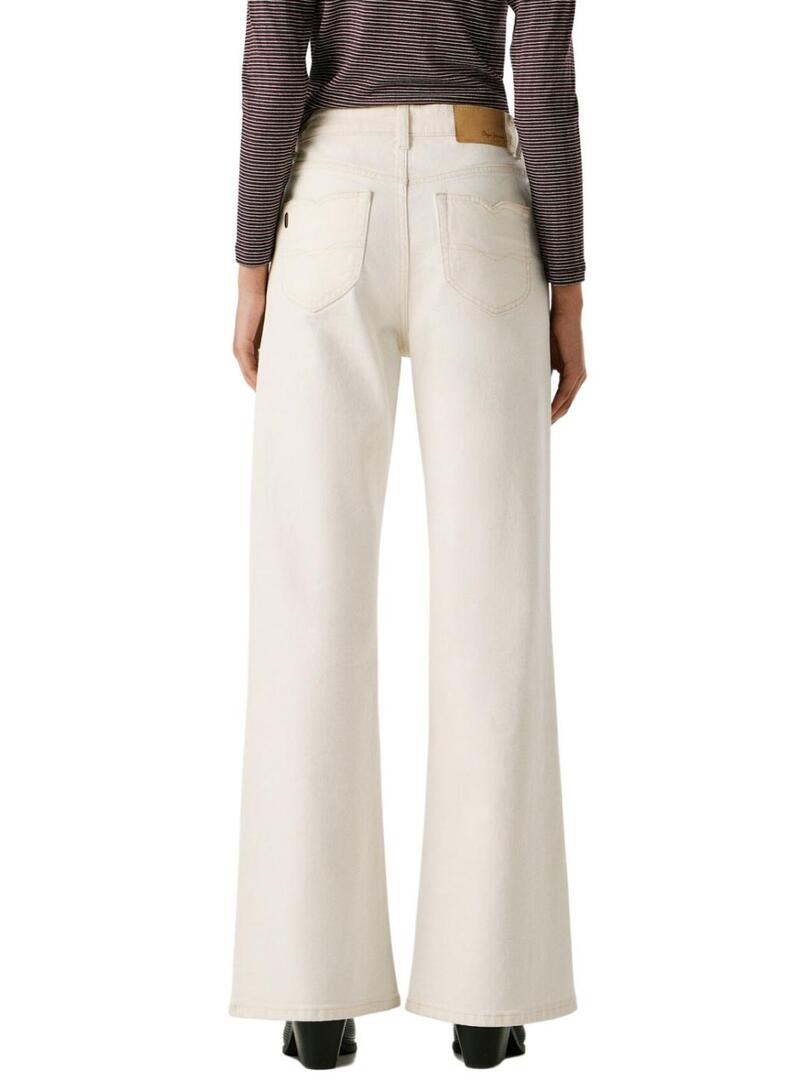 Pantaloni in jeans Pepe Jeans Willa bianchi per donna