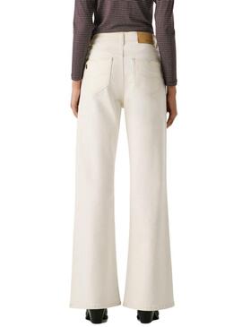 Pantaloni in jeans Pepe Jeans Willa bianchi per donna