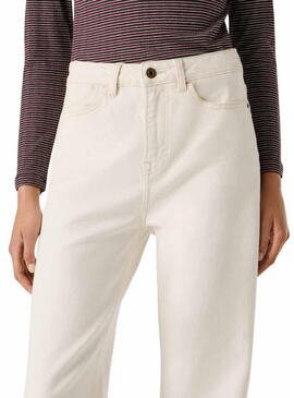 Pantaloni in jeans Pepe Jeans Willa bianchi per donna