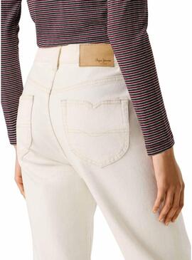 Pantaloni in jeans Pepe Jeans Willa bianchi per donna