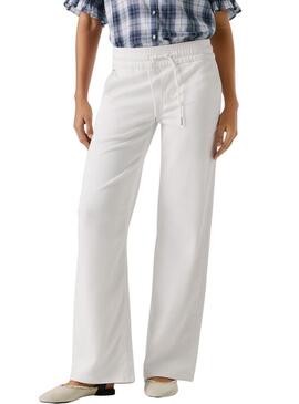 Pantaloni Pepe Jeans Eva bianchi per donna