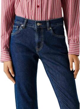 Pantaloni in denim scuro Pepe Jeans Grace per donna.
