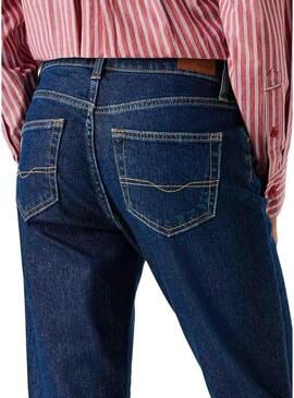 Pantaloni in denim scuro Pepe Jeans Grace per donna.