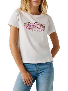 Maglia Pepe Jeans Mahina bianca per donna