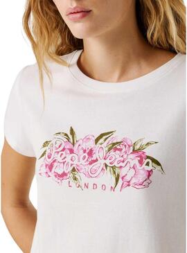 Maglia Pepe Jeans Mahina bianca per donna