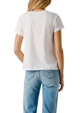 Maglia Pepe Jeans Mahina bianca per donna