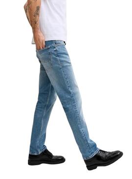 Pantaloni in denim Jack and Jones Clark mid per uomo