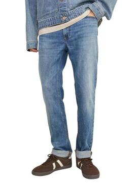 Pantaloni in denim Jack and Jones Clark chiari per uomo.