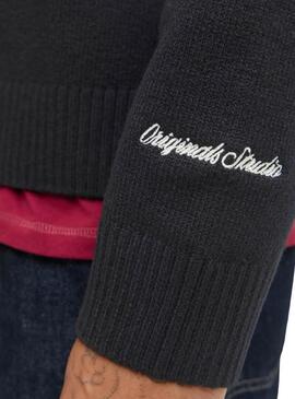 Maglia Jack and Jones Norrebro nera per uomo