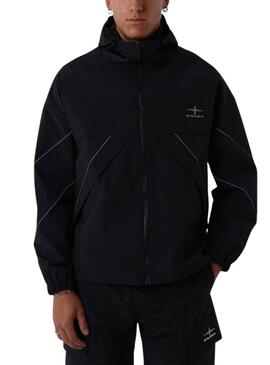 Giacca Project x Paris nera riflettente per uomo