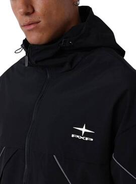 Giacca Project x Paris nera riflettente per uomo