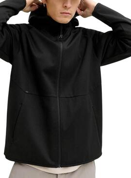 Felpa Jack and Jones Base nera per uomo